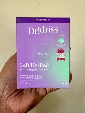 Dr. Idriss  Left Un-Red CalmBack Nightly Rescue Face Cream 1.7 fl oz